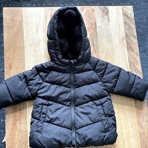 Baby Gap Black ColdControl max puffer jacket. 18-24 months
